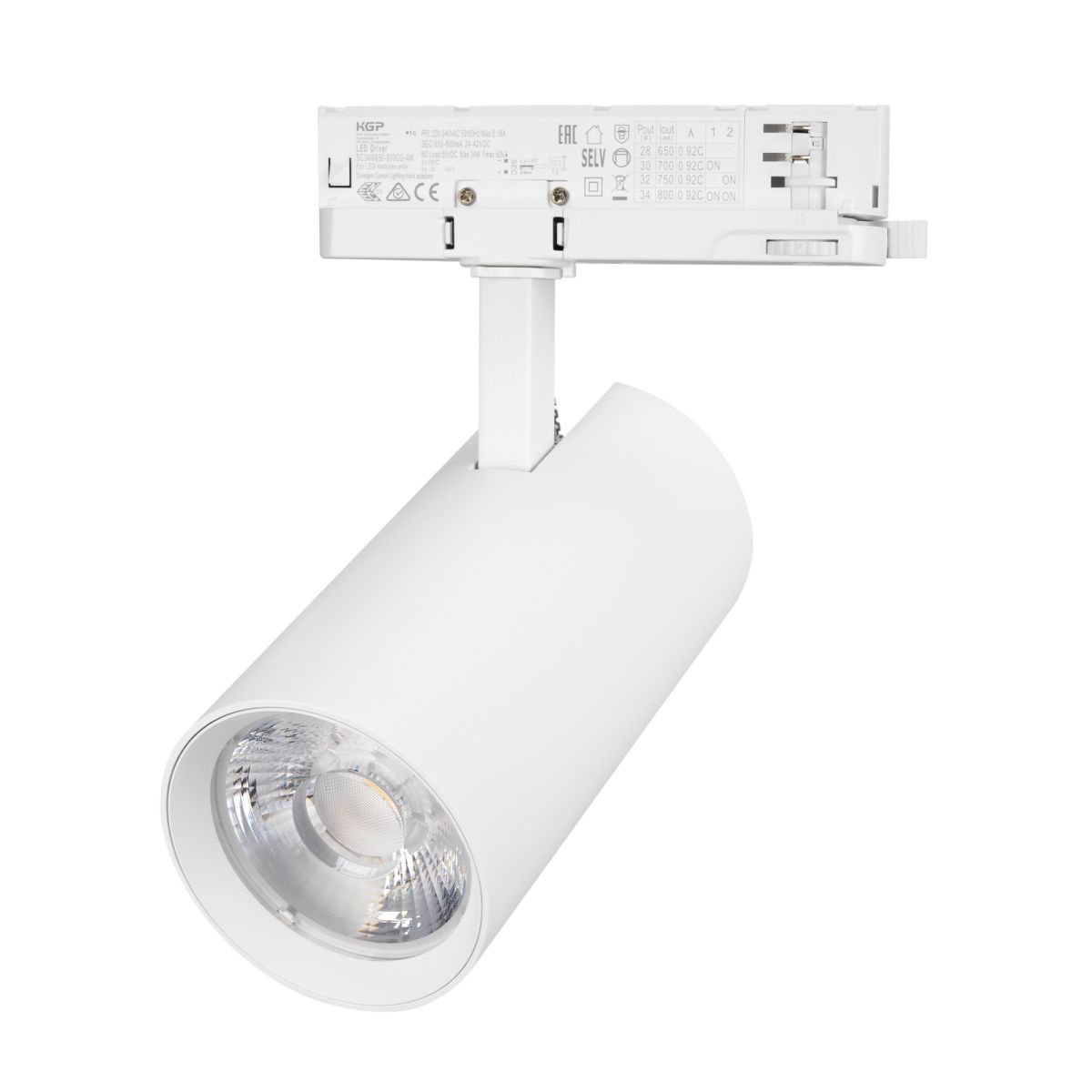 Трековый трехфазный светильник Arlight LGD-GERA-4TR-R90-30W Warm SP3000-Fruit (Белый, 24 deg, 230V) (IP20 Металл) 060106 в Санкт-Петербурге