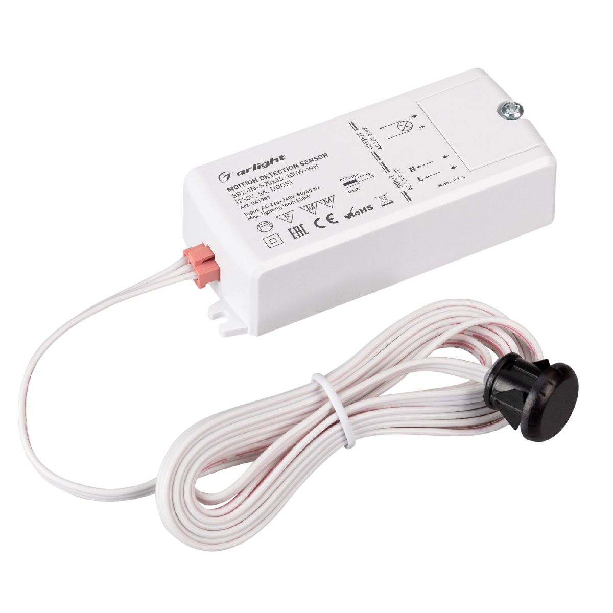ИК-датчик Arlight SR2-IN-S98x35-200W-WH (230V, 5A, DOOR) 041987 в Санкт-Петербурге