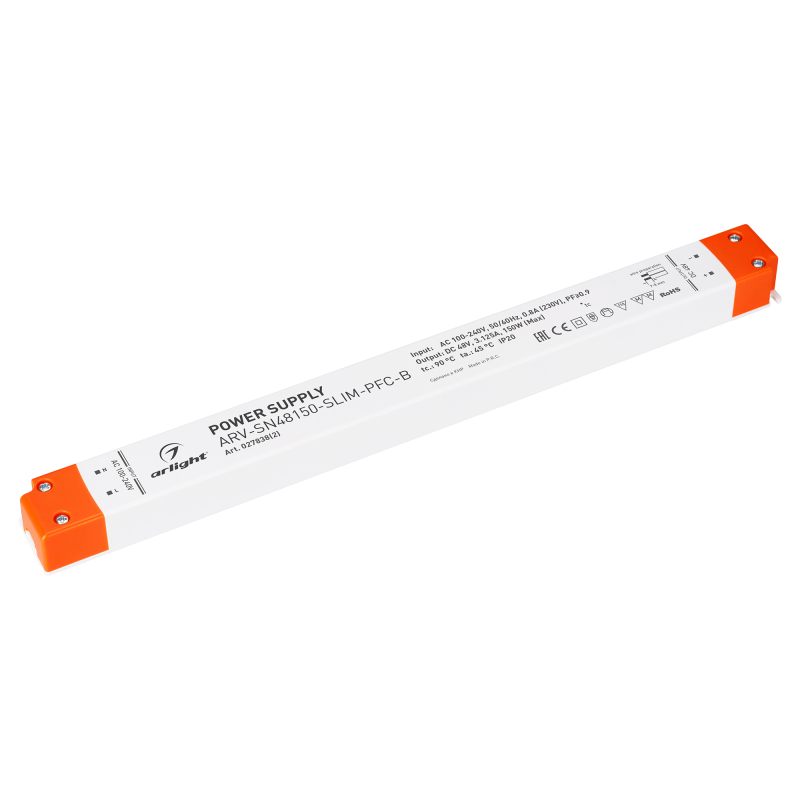 Блок питания Arlight ARV-SN48150-SLIM-PFC-B (48V, 3.1A, 150W) 027838(2) в Санкт-Петербурге