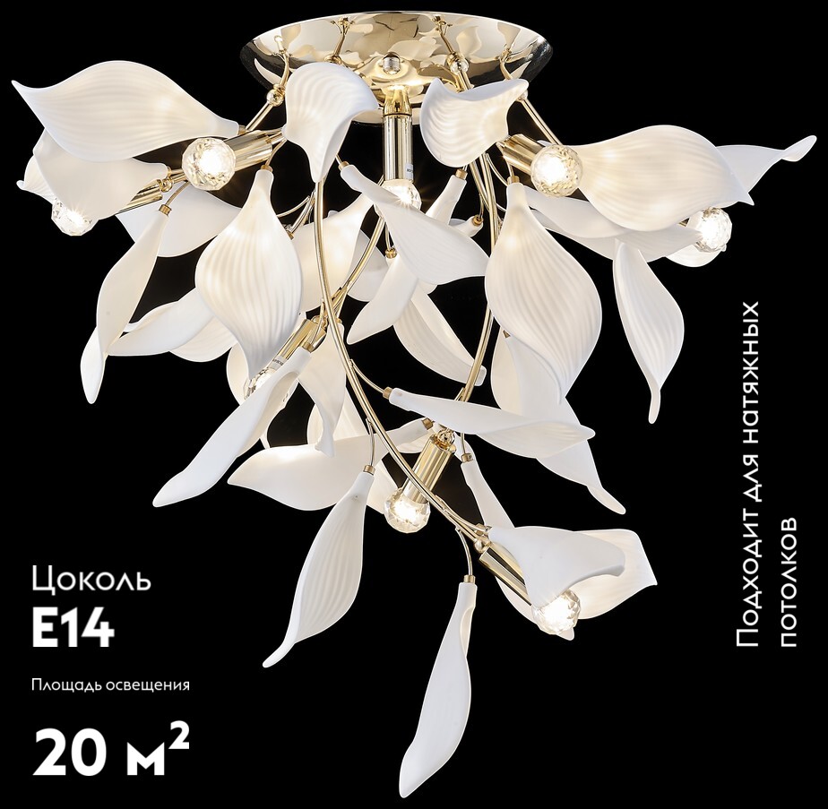 Потолочная люстра Wertmark Miranda WE123.10.307 в Санкт-Петербурге