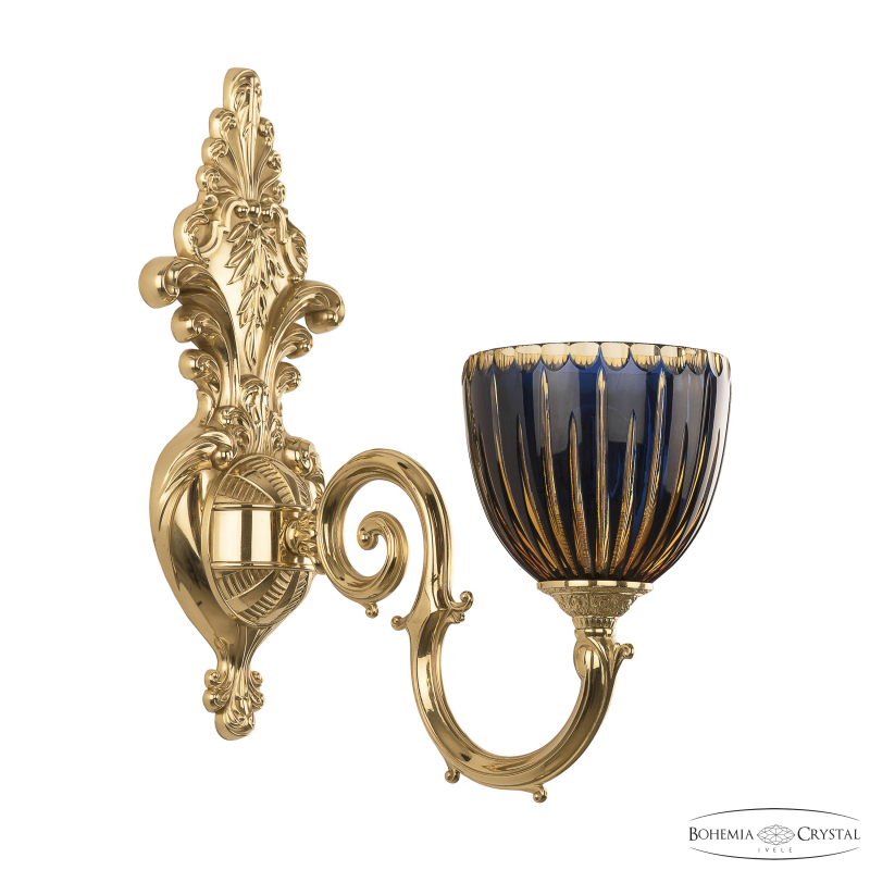 Бра Bohemia Ivele Crystal Verona 7203B15/1/210 G P1 U Amber-Blue/H-1K в Санкт-Петербурге