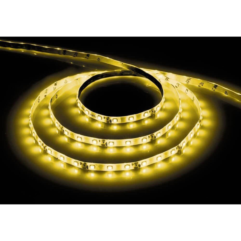 Светодиодная влагозащищенная лента Feron 4,8W/m 60LED/m 2835SMD желтый 5M LS604 27674 в Санкт-Петербурге