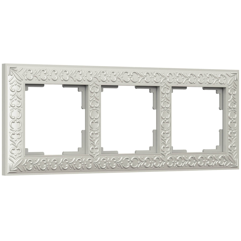 Рамка Werkel Antik на 3 поста жемчужный WL07-Frame-03 4690389063510 в #REGION_NAME_DECLINE_PP#