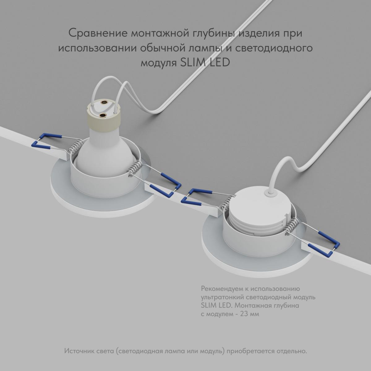 Встраиваемый светильник Denkirs DK2036-WH в #REGION_NAME_DECLINE_PP#