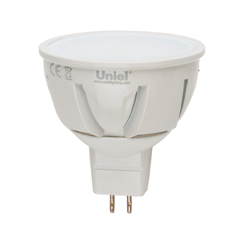Лампа светодиодная (UL-00001821) Uniel GU5.3 7W 4500K матовая LED-JCDR-7W/NW/GU5.3/FR PLP01WH в #REGION_NAME_DECLINE_PP#