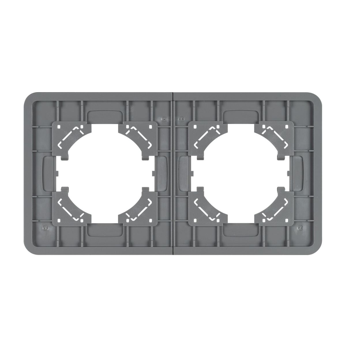 Рамка на 2 поста стеклянная Arlight FRM-OMALI-GS-2-GR 049694 в Санкт-Петербурге