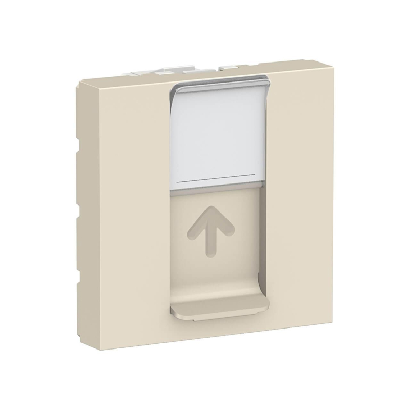 Лицевая панель RJ45 одиночная без коннектора Schneider Electric Unica Modular NU941144 в Санкт-Петербурге