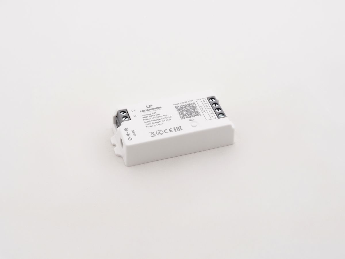 Диммер LEDS POWER C01 WIFI TUYA 15А 006420 в Санкт-Петербурге