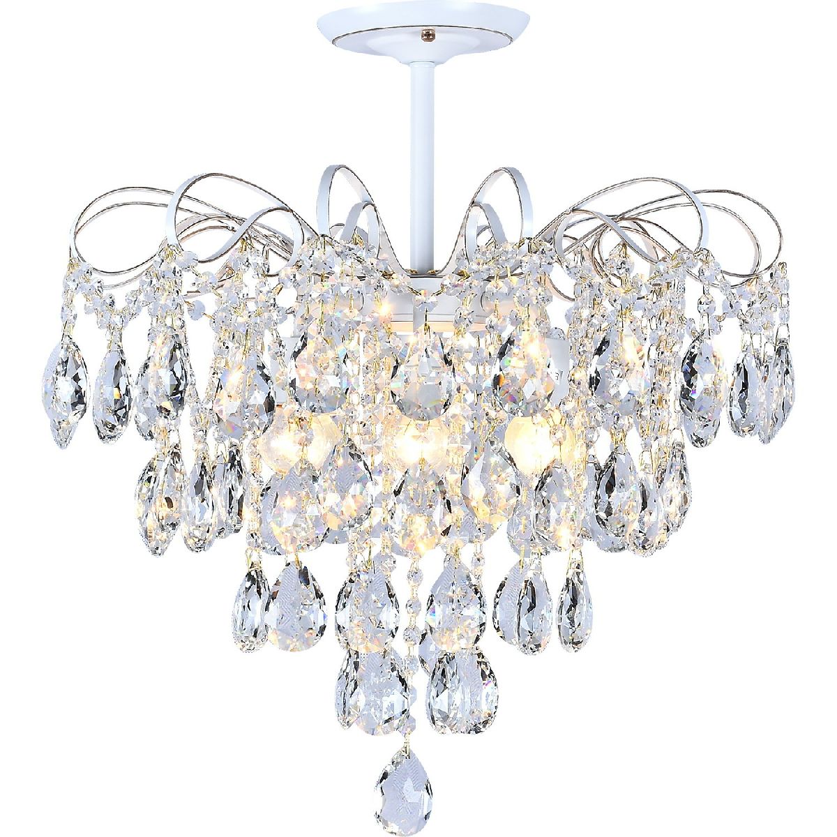 Люстра на штанге Reluce 96027-0.3-06 WH+GOLD PN в Санкт-Петербурге
