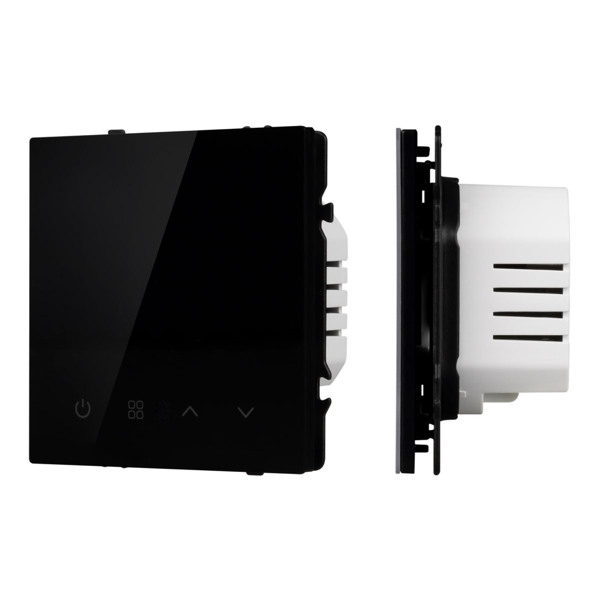 Терморегулятор эл тёплый пол черный оникс Arlight SWT-MTE-PL-BK (95-240V, 16A, датч пола + возд) 058345(1) в #REGION_NAME_DECLINE_PP#