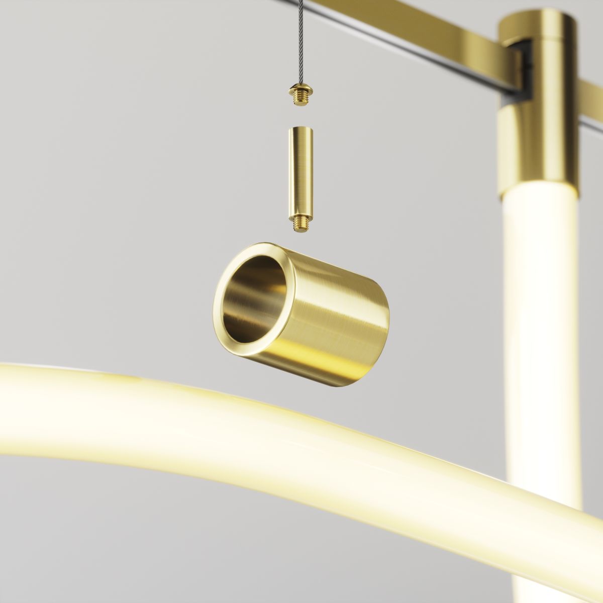 Потолочный коннектор с тросовым подвесом Maytoni Technical Tau TRA154CSW-1BS в Санкт-Петербурге