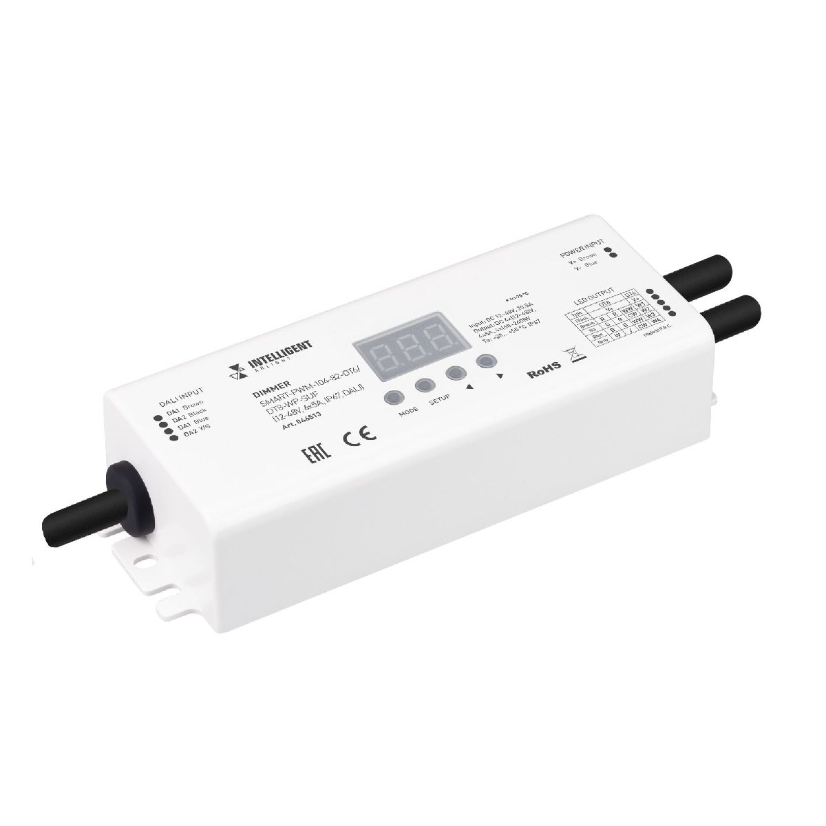 Диммер Arlight SMART-PWM-104-82-DT6/DT8-WP-SUF (12-48V, 4x5A, IP67, DALI) 046513 в Санкт-Петербурге