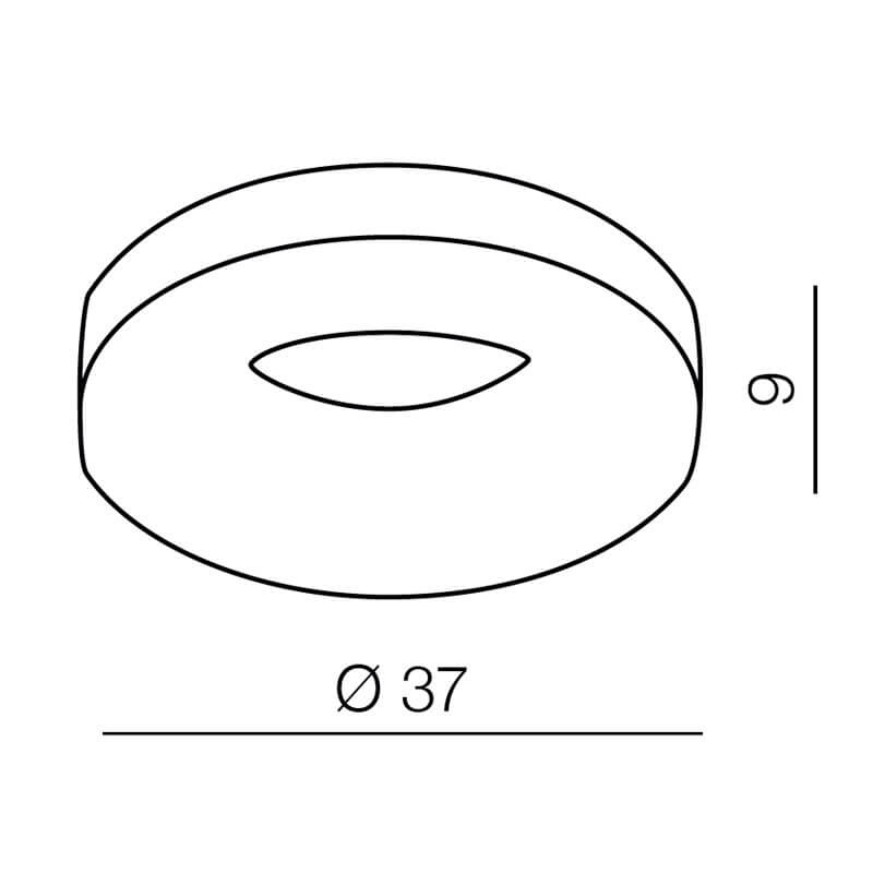 Накладной светильник Azzardo Ring B AZ0336 в Санкт-Петербурге