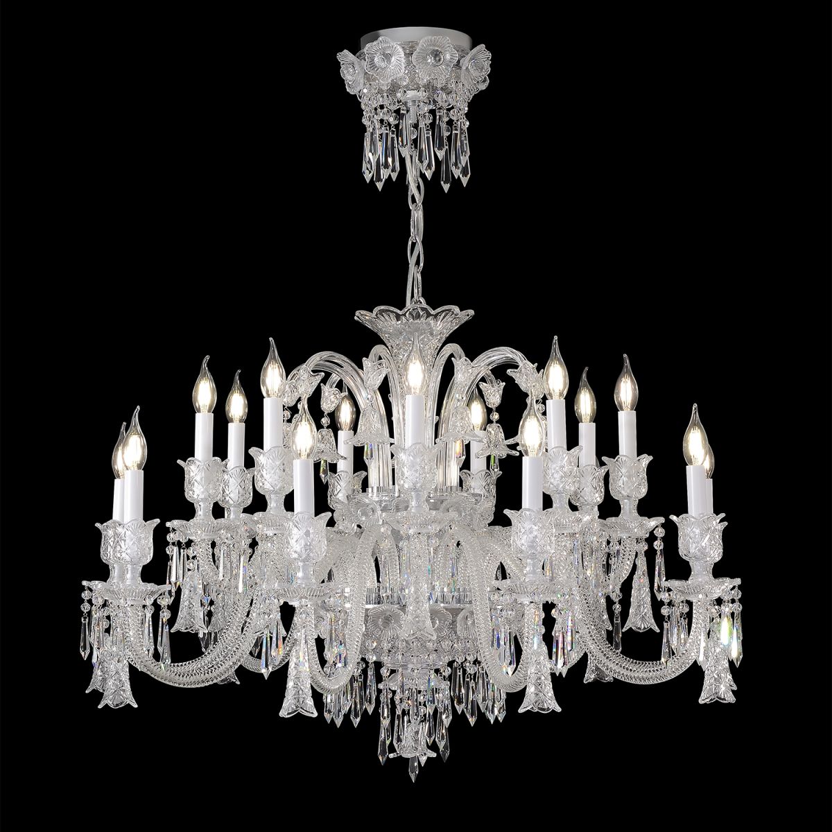 Подвесная люстра Crystal Lux VERSAILLES SP9+9 CHROME в Санкт-Петербурге
