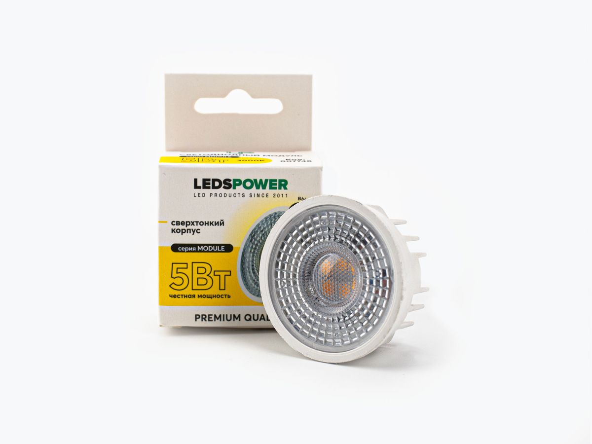 Светодиодный модуль LEDS POWER 5Вт 3000К 220В серия MODULE 007748 в Санкт-Петербурге