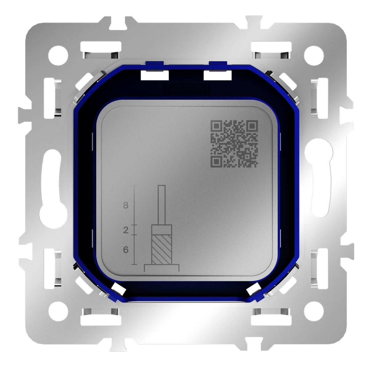 Механизм розетки телевизионной оконечной TV+SAT Voltum S70 VLS0604M в Санкт-Петербурге