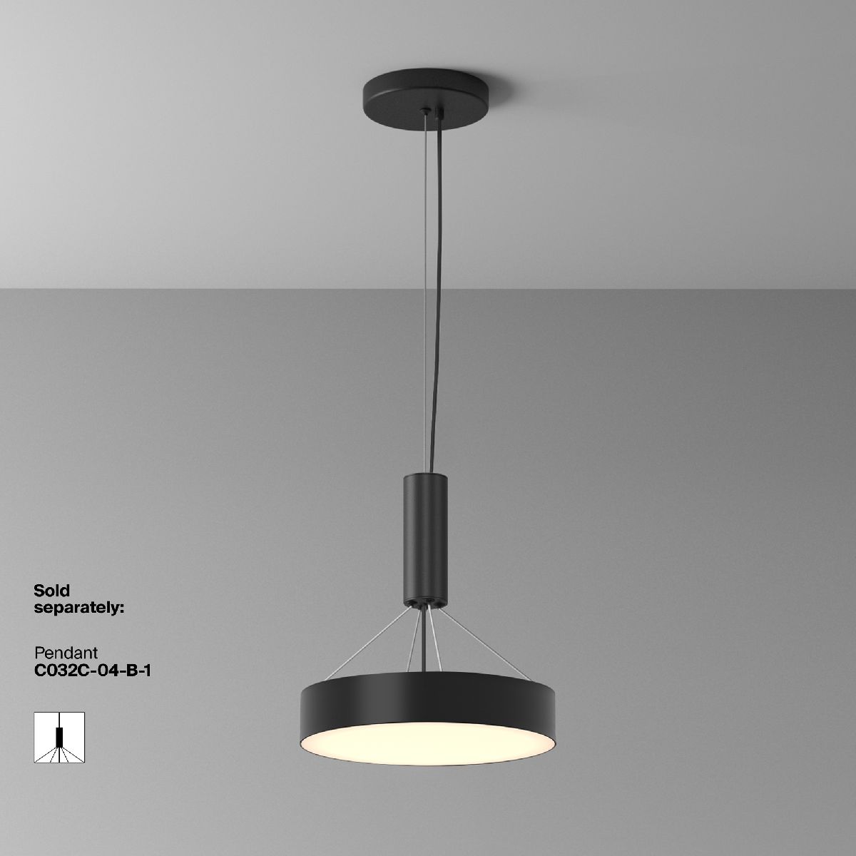 Потолочный светильник Maytoni Zon C032CL-36W3K-RD-B в Санкт-Петербурге