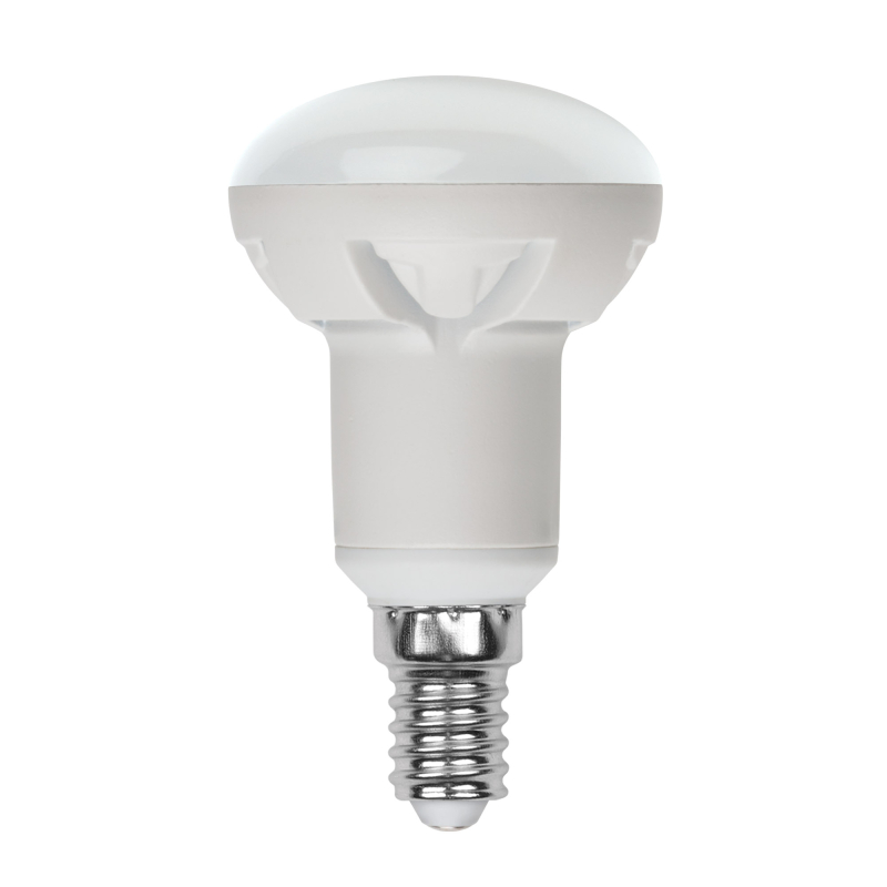 Лампа светодиодная (UL-00000937) Uniel E14 6W матовая LED-R50-6W/WW/E14/FR PLP01WH в Санкт-Петербурге