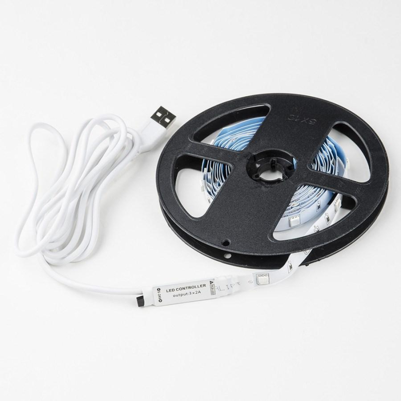 Светодиодная лента (UL-00007533) Uniel 4W/m  RGB 3M ULS-U11 3M/RGB/1.5M/USB IP20 RUA02C03 в Санкт-Петербурге