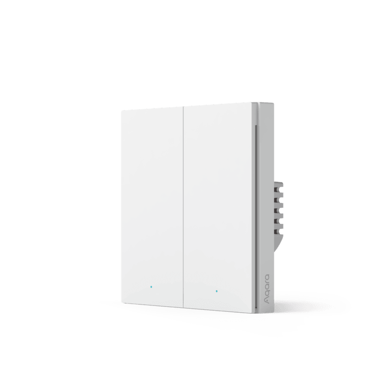 Умный выключатель Aqara Smart wall switch H1 ( with neutral, double rocker) WS-EUK04 в Санкт-Петербурге
