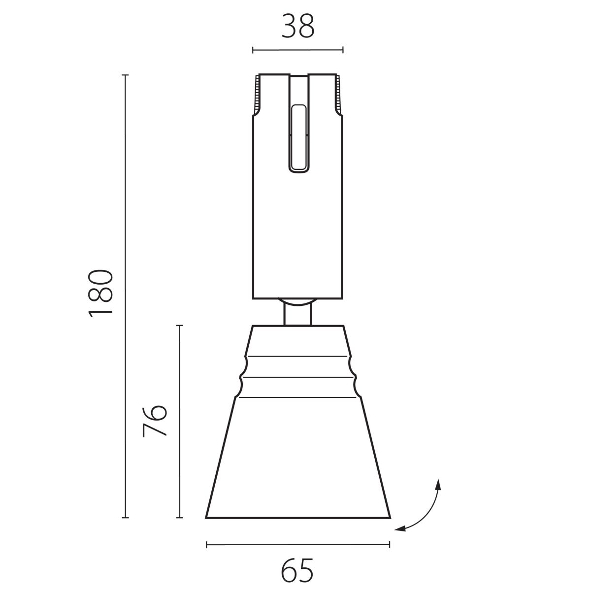 Трековый однофазный светильник Lightstar Due Hermes 210847 в #REGION_NAME_DECLINE_PP#