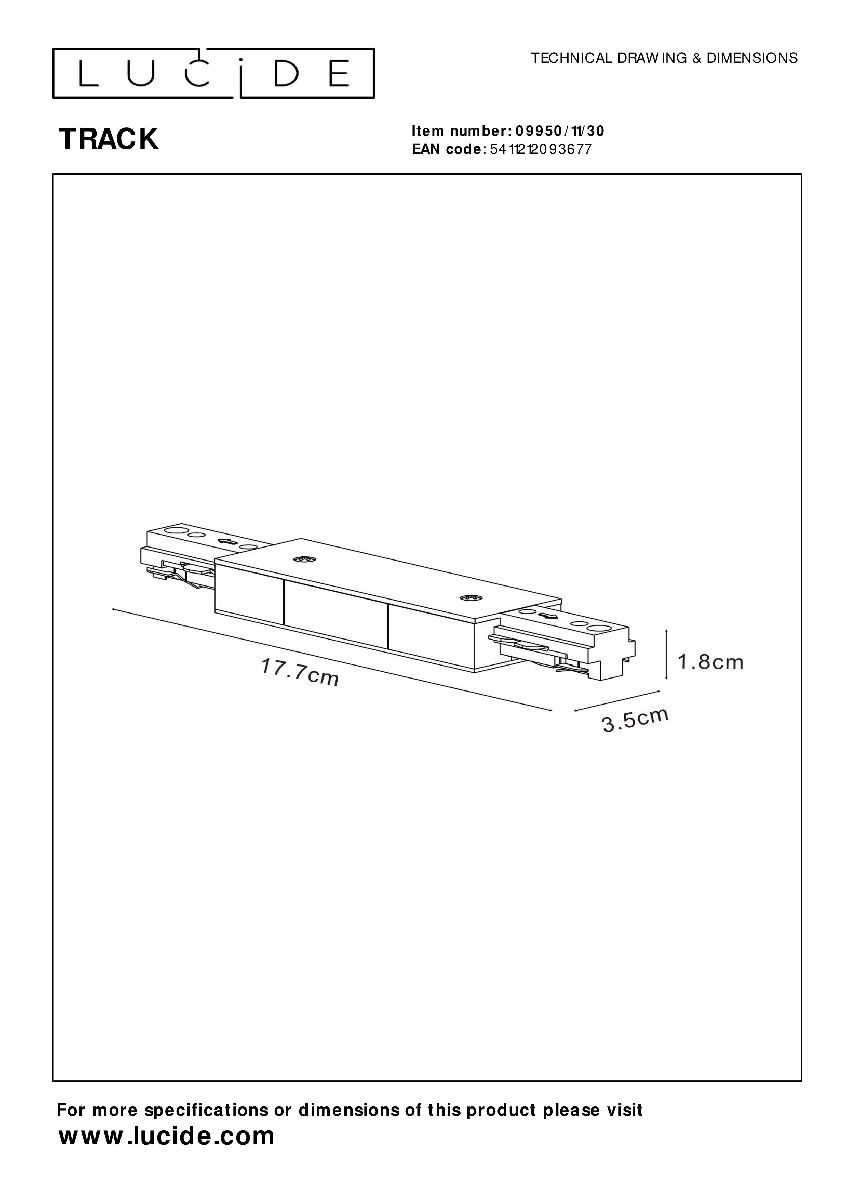 Коннектор Lucide Track 09950/11/30 в Санкт-Петербурге