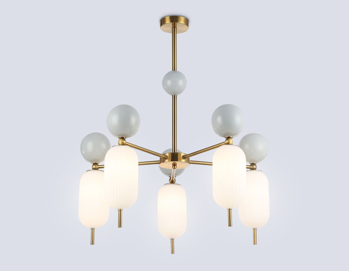 Люстра на штанге Ambrella Light High Light Ceramo Modern LH53104 в Санкт-Петербурге