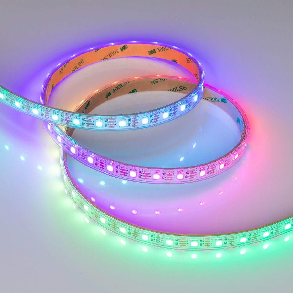 Светодиодная лента герметичная Arlight SPI-P-B60-12mm 12V RGB-PX1-BPT (8 W/m, IP66, 5060, 5m) 041615(1) в Санкт-Петербурге