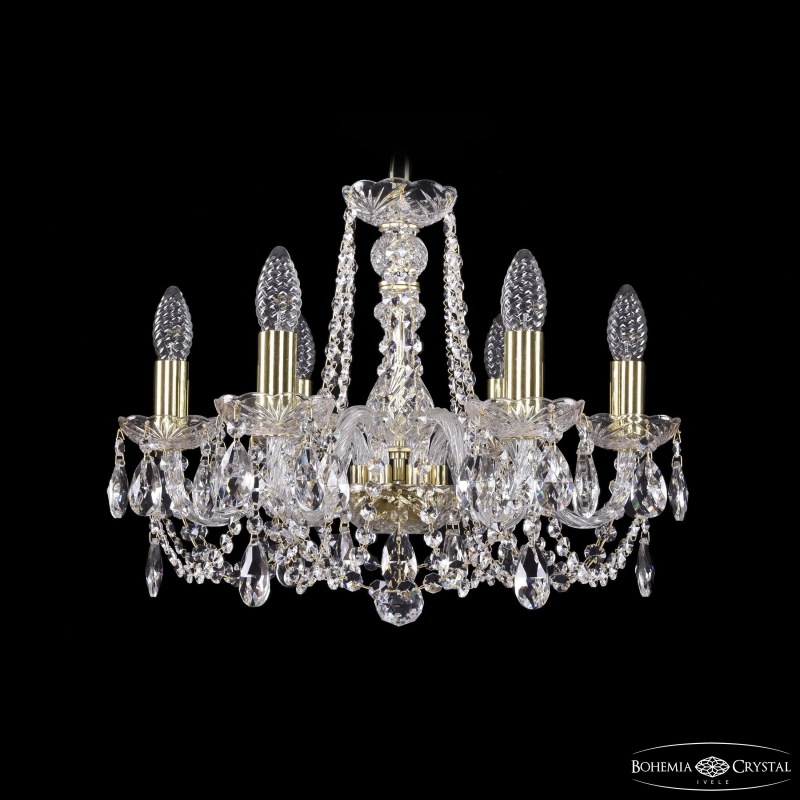 Подвесная люстра Bohemia Ivele Crystal 1402/6/160 G в Санкт-Петербурге