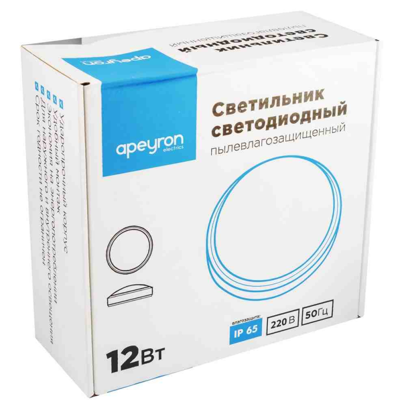 Настенно-потолочный светильник Apeyron ДББ 01-12-002-011 11-92бел в Санкт-Петербурге