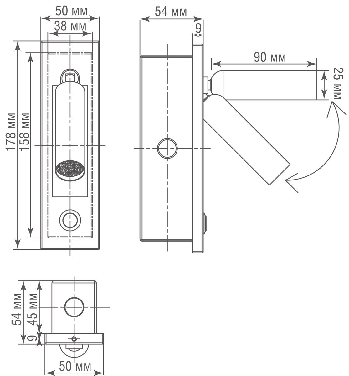 Встраиваемый спот Donolux Boston DL18436/G Br.Black в Санкт-Петербурге