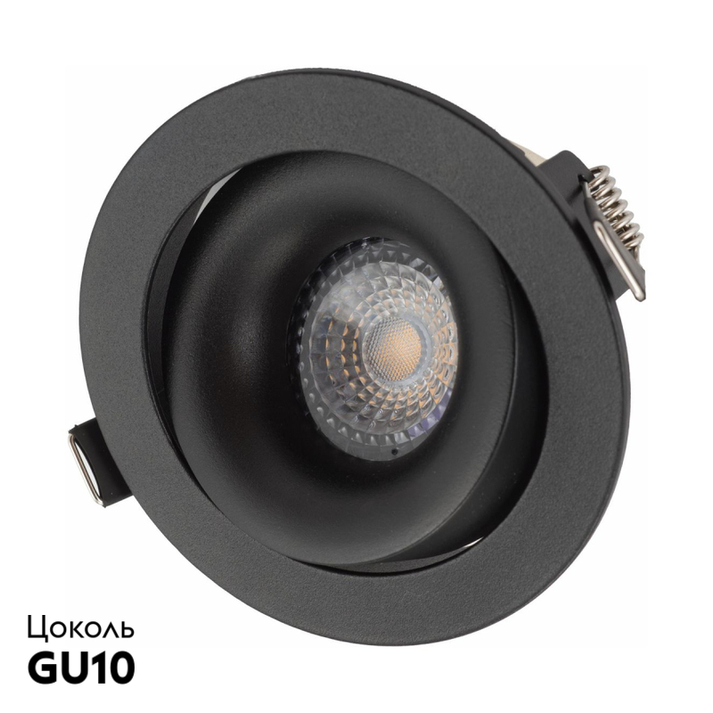 Встраиваемый светильник Denkirs Roto DK2120-BK в #REGION_NAME_DECLINE_PP#