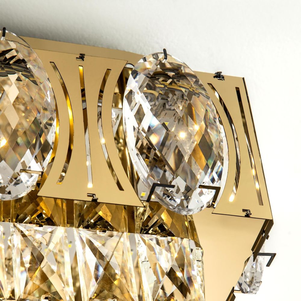 Потолочная люстра LED4U L9438-500-500 GD с УД в Санкт-Петербурге