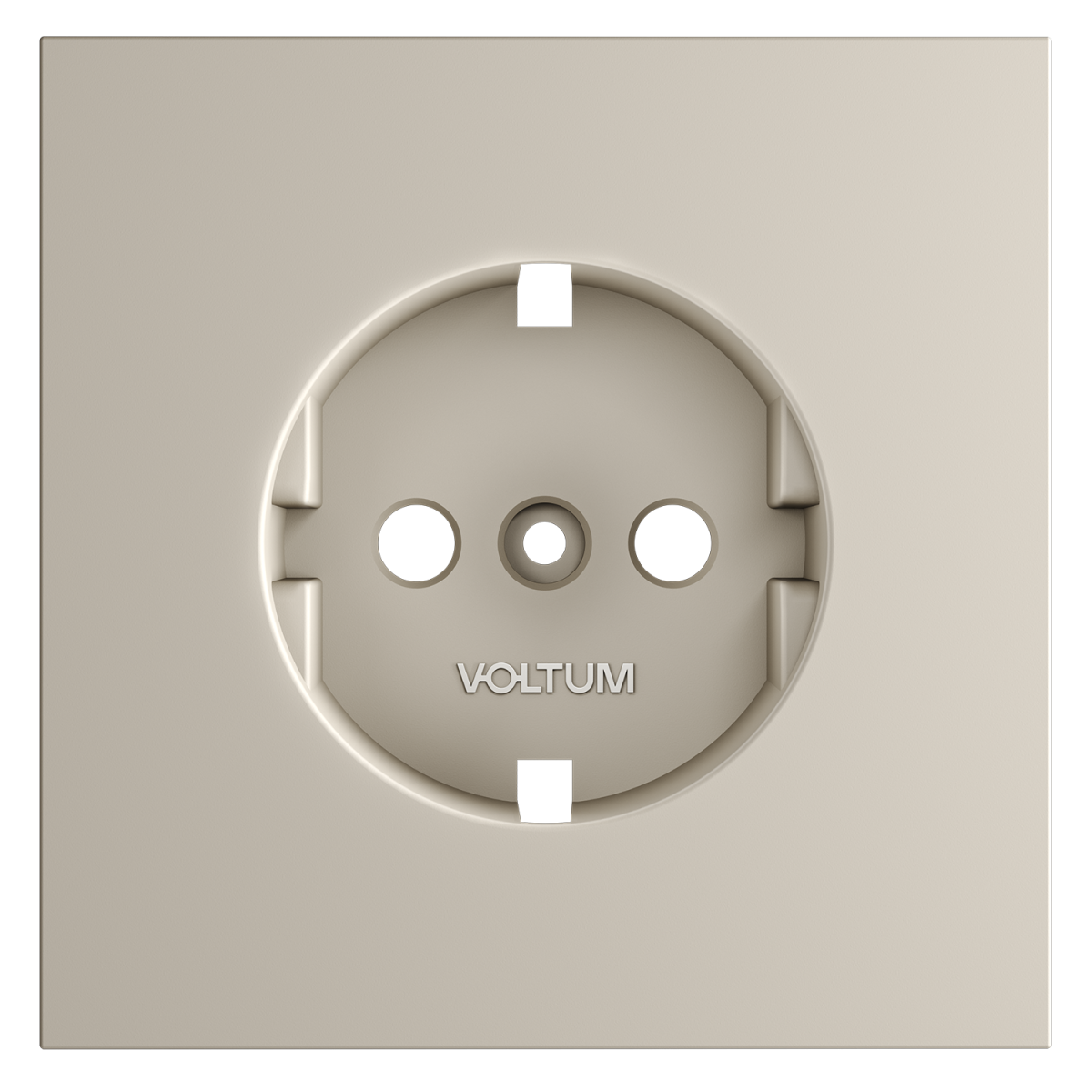 Накладка для розетки с заземлением Voltum S70 (кашемир) VLS000603 в Санкт-Петербурге