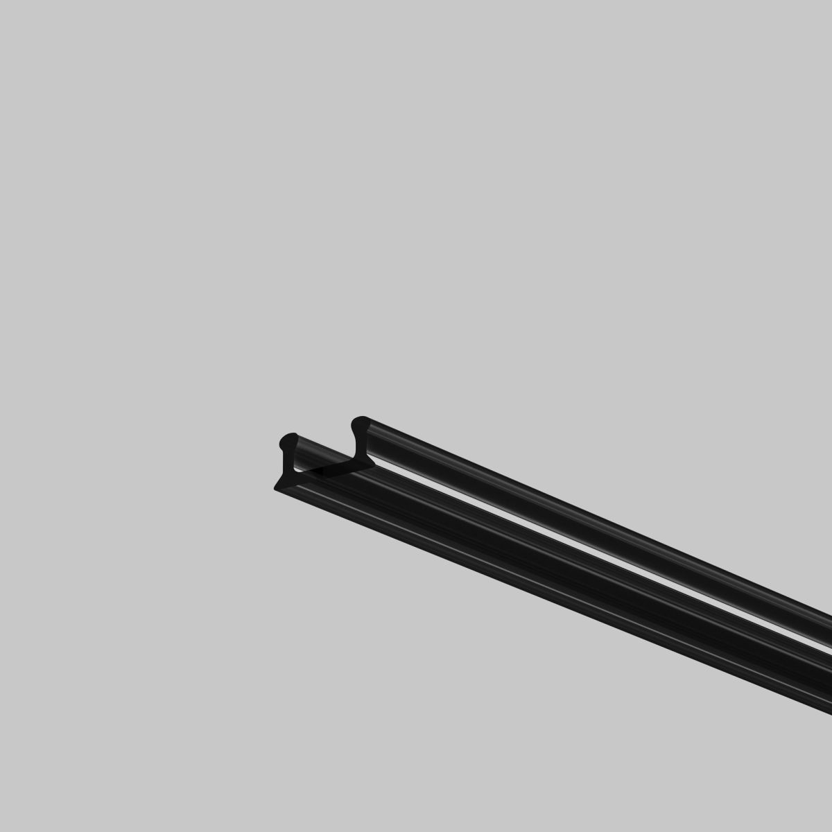 Рассеиватель для профиля 08×09 Maytoni Led Strip ALM-0809-B-DF-2M 642018 в Санкт-Петербурге