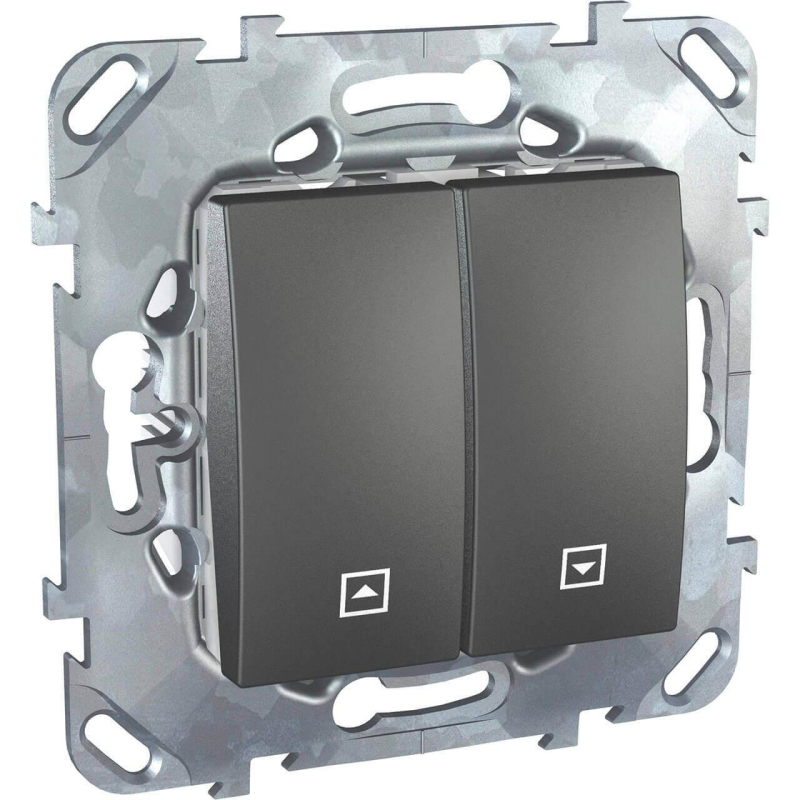 Выключатель двухклавишный для жалюзи с фиксацией Schneider Electric Unica MGU5.208.12ZD в Санкт-Петербурге