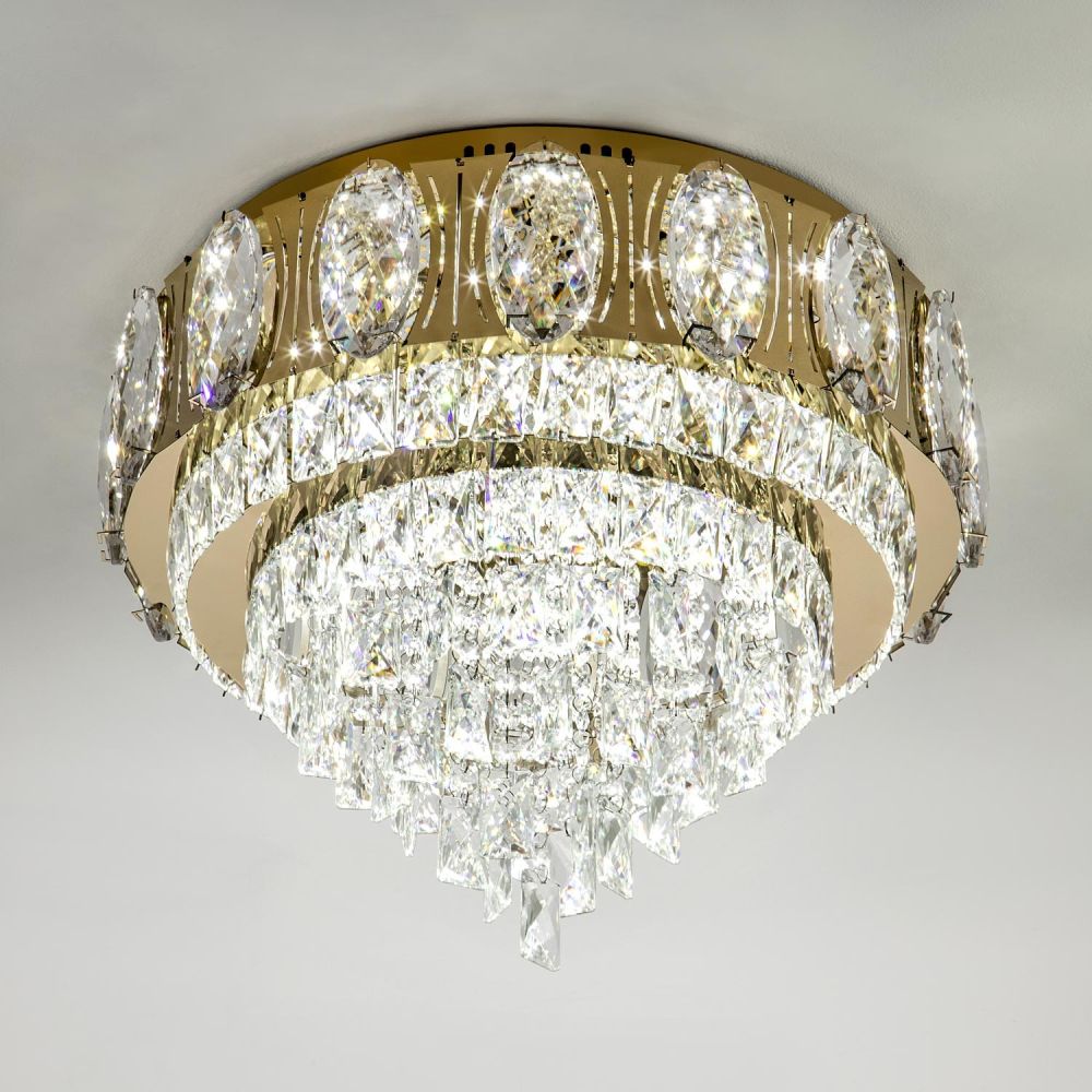 Потолочная люстра LED4U L9438-500 GD с УД в Санкт-Петербурге
