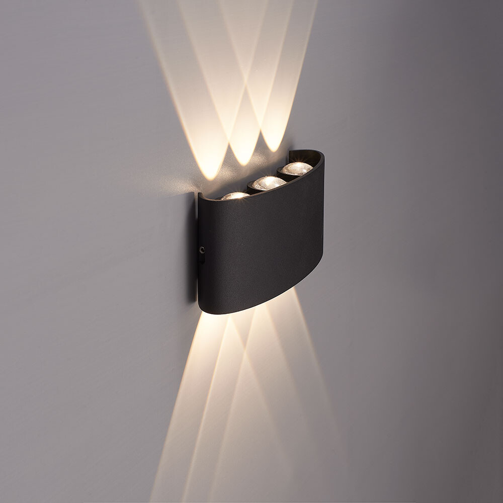 Уличный настенный светильник Arte Lamp Bosto A3722AL-6BK в #REGION_NAME_DECLINE_PP#