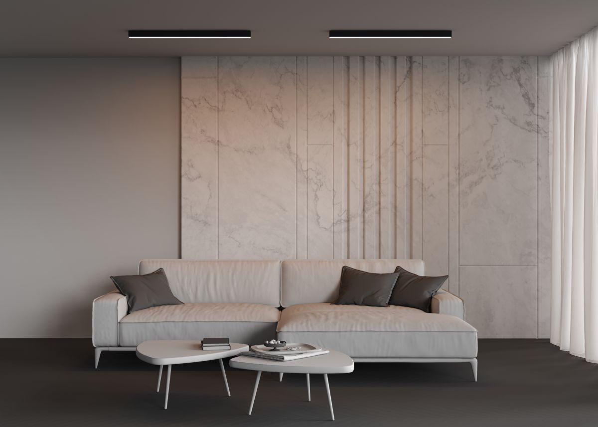 Линейный накладной светильник Maytoni Technical 3000K 50x50 (Черный, 1 м) LL311027 в Санкт-Петербурге