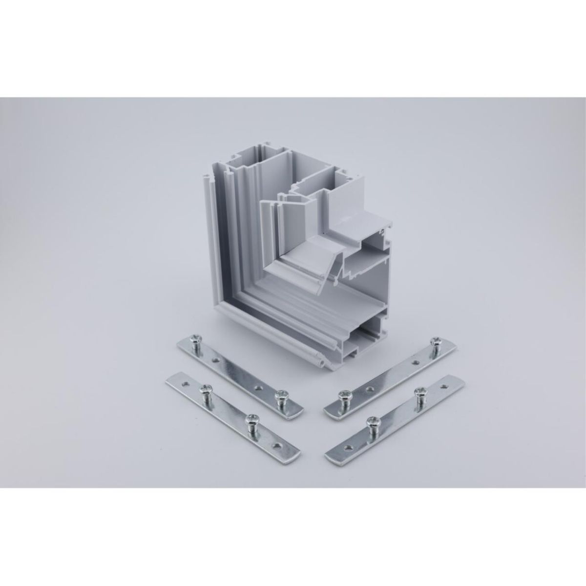 Соединитель для магнитного шинопровода угловой плоский для натяжного потолка Aployt Magnetic track 220 APL.0286.10.02 в Санкт-Петербурге