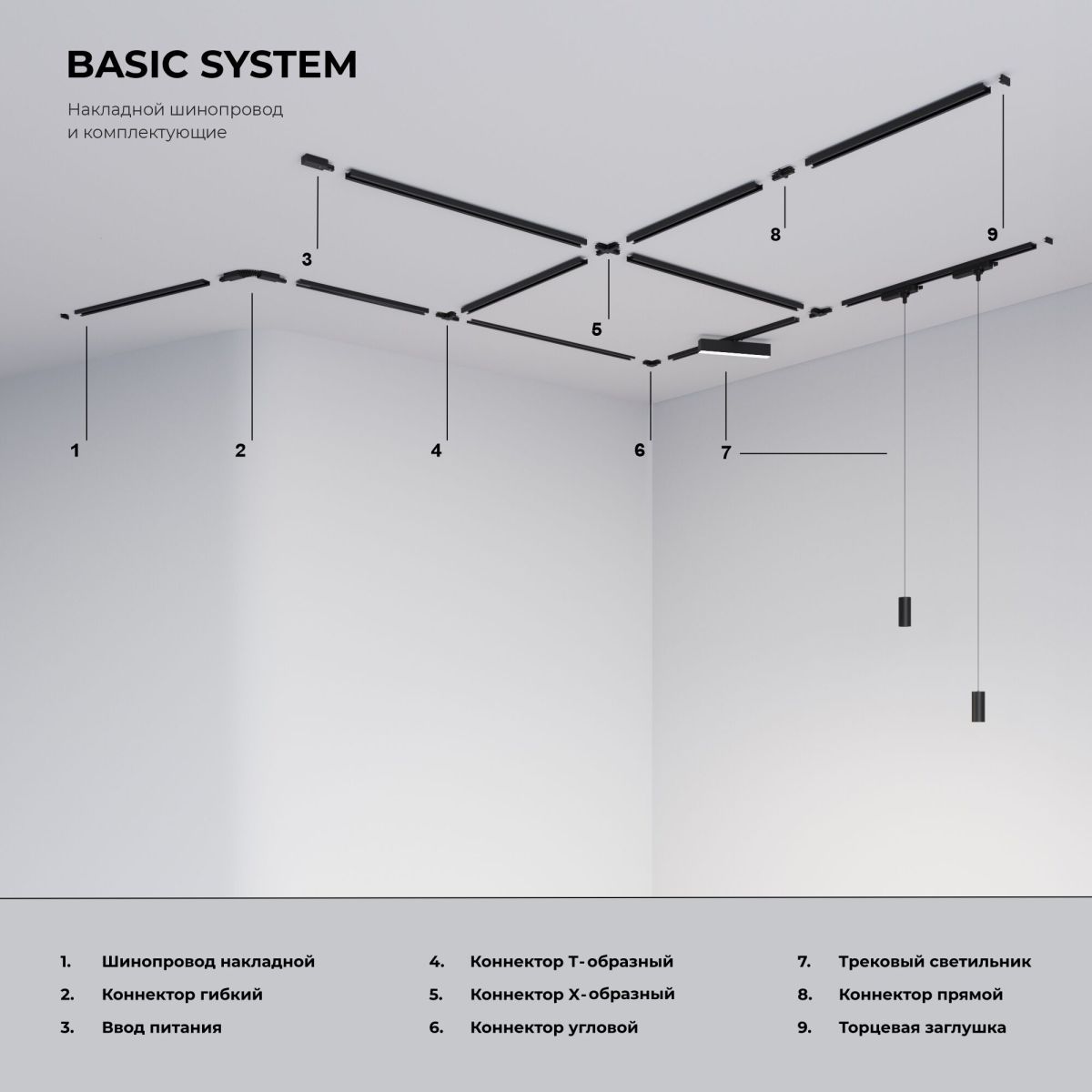 Трековый однофазный светильник Elektrostandard Basic System 85900/01 4690389220470 a072218 в Санкт-Петербурге