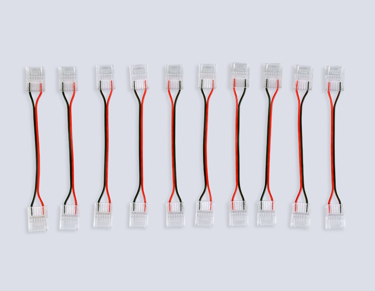 Соединитель гибкий двухсторонний Ambrella Light Illumination COB 12/24V для лент 12mm (2 конт.) (10шт. в комплекте) GS7898 в #REGION_NAME_DECLINE_PP#