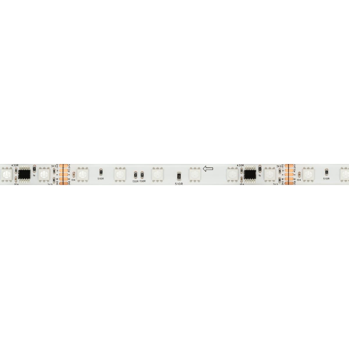 Светодиодная лента герметичная Arlight DMX-SE-B60-10mm 24V RGB-PX6 (14 W/m, IP65, 5m) 039607(1) в Санкт-Петербурге