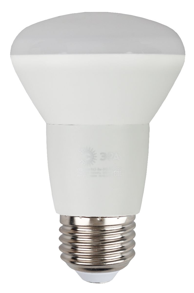 Лампа светодиодная Эра E27 8W 2700K ECO LED R63-8W-827-E27 Б0050300 в #REGION_NAME_DECLINE_PP#