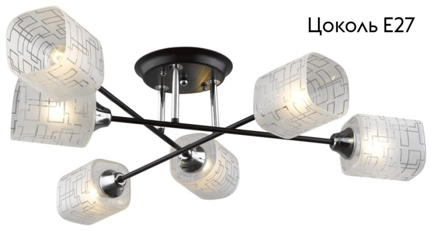 Потолочная люстра Velante 703-127-06 в #REGION_NAME_DECLINE_PP#