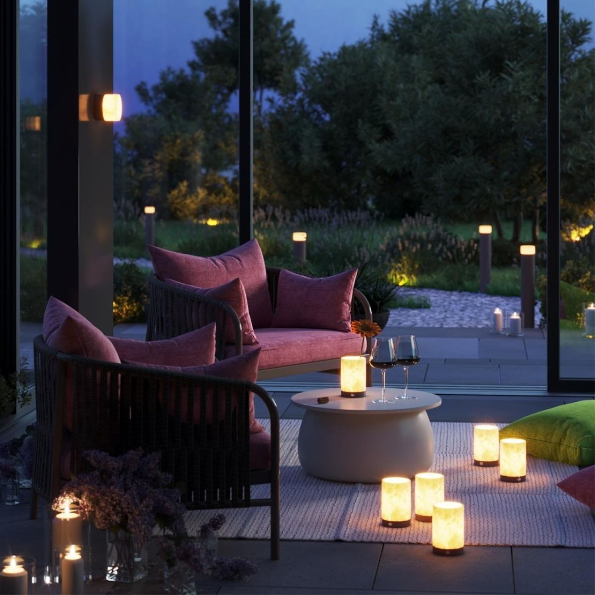 Настольная лампа Odeon Light Nature Candela 7190/2TL в Санкт-Петербурге