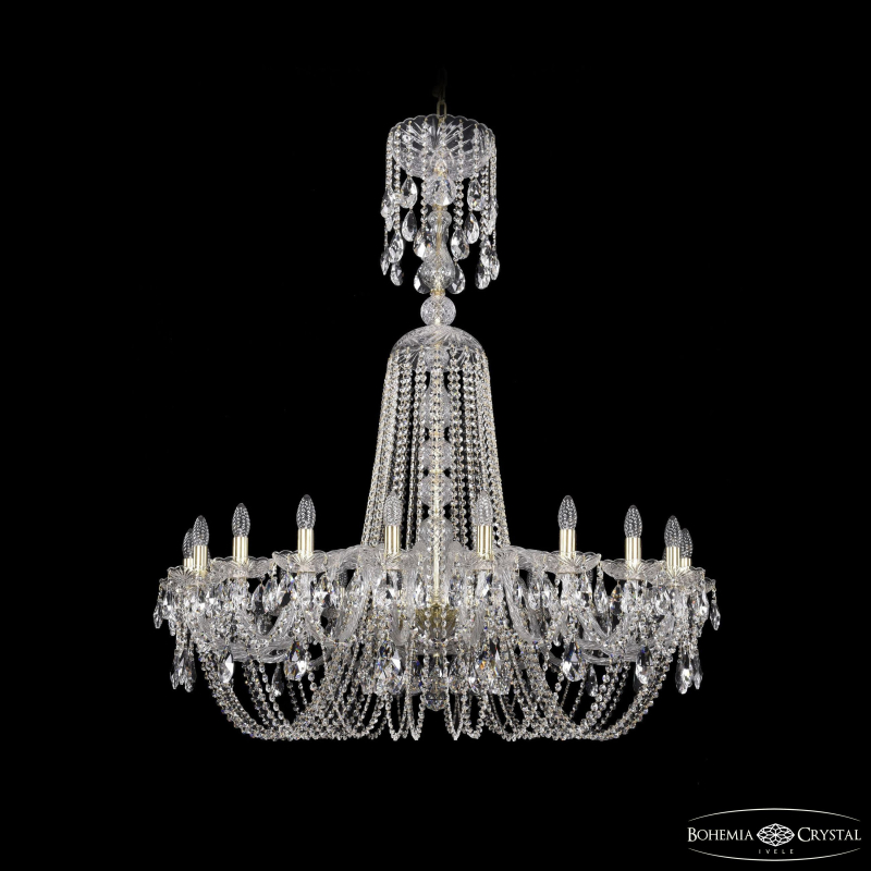 Подвесная люстра Bohemia Ivele Crystal 1402/20/400/XL-140 G в Санкт-Петербурге