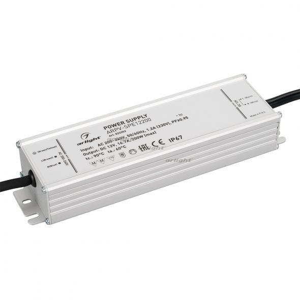Блок питания Arlight ARPV-LG12200-PFC-S2 (12V, 16.7A, 200W) 023353 в Санкт-Петербурге