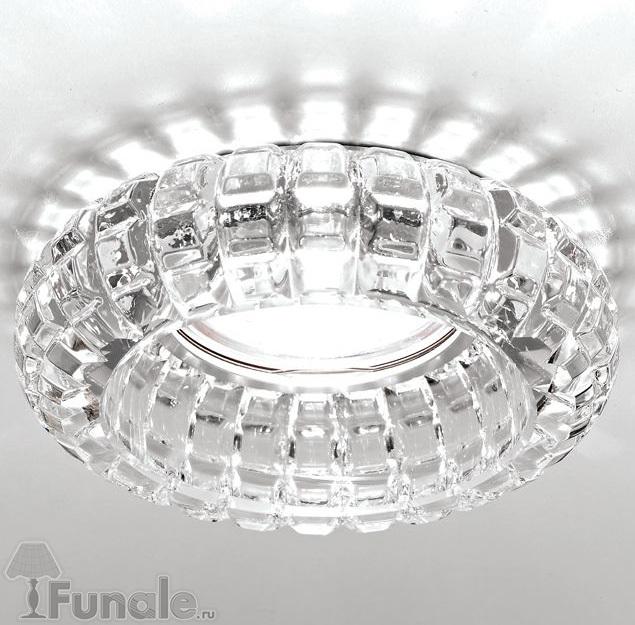 Встраиваемый светильник Ambrella Light Crystal D4141 CL/CH в Санкт-Петербурге