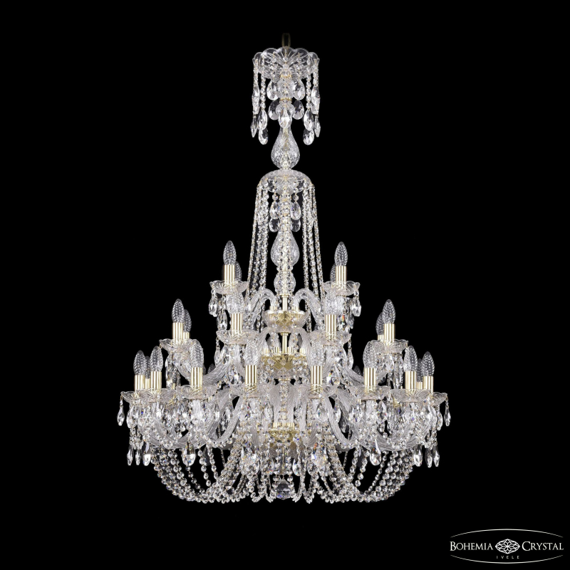 Подвесная люстра Bohemia Ivele Crystal 1402/16+8+4/300/XL-123/3d G в Санкт-Петербурге